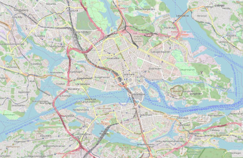 Stockholm map - openstreetmap